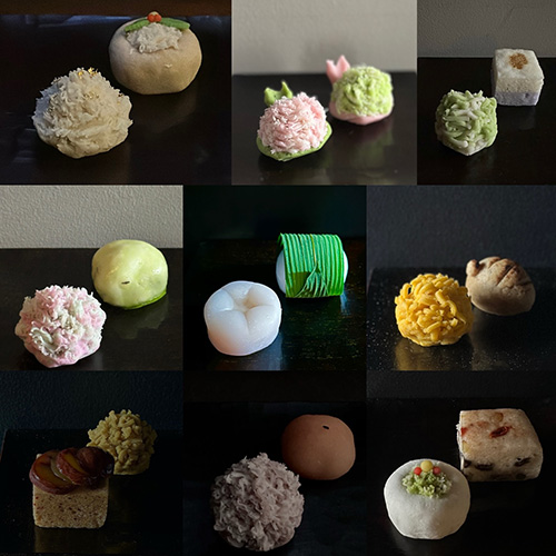 串揚げ万年青のオモテ市 vol.150
今月は女将不在と雪の影響によりコンパクトオモテ市　出品情報 その5　御菓子司　#聚洸 